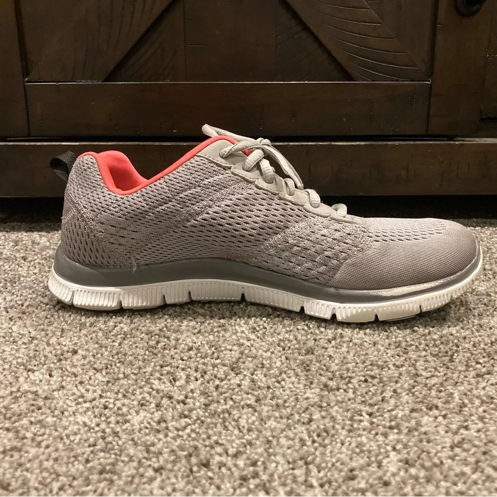 Skechers Womens Flex Appeal - Obvious Choice - 12058-LGCL Grey - Size 9